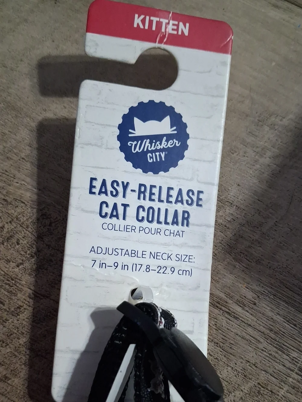 Black Floral Easy-Release Cat Collar with Bow